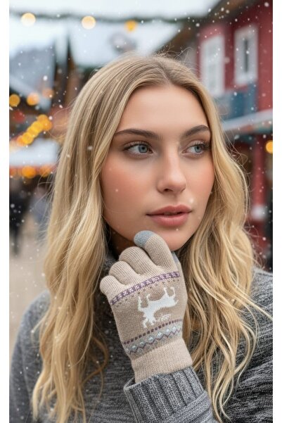 LAGRANZE Classic Winter Themed Women's Gloves
