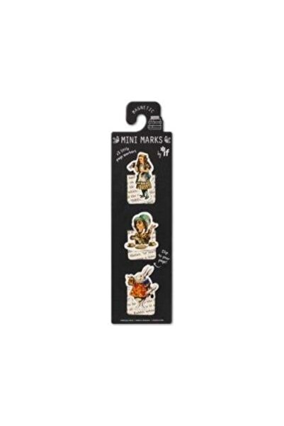 İF Mini Marks Manyetik Mini Kitap Ayracı 3'lü Alice in the Wonderland
