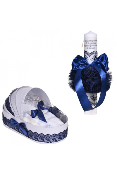 BebeNou Σετ Βάπτισης & Λαμπάδα Denikos® για Αγόρι C1067 NKO5745