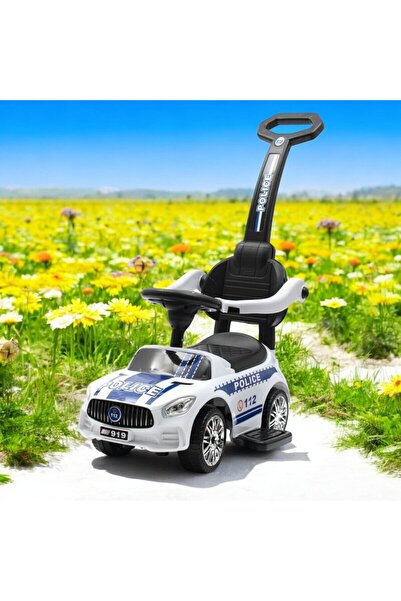 Babymix Push car, Baby Mix, Police, With side protections, With melodies and horn