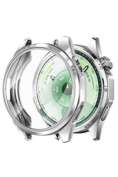 Nezih Case Huawei Watch GT 6 46mm Uyumlu TPU (Yumuşak Silikon) Kasa Koruyucu