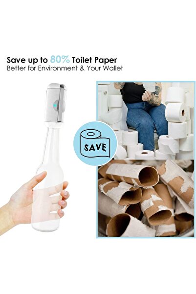 Generic Bidet Portable Private Hygiene Bottle Electric Sprayer 500ml Travel Bidet for Body Care (Gray)