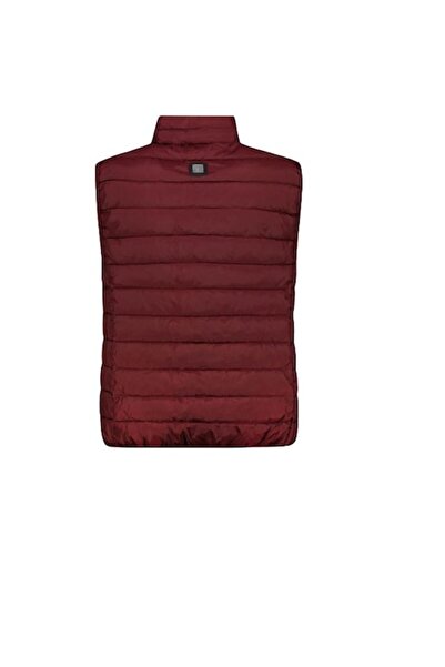 unbranded Light quilted vest for men, burgundy, size M