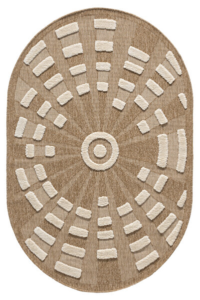 SEYRAN HALI Marakeş Beyaz Oval Halı Salon Oturma Odası Çocuk Odası Yatak Odas...