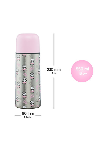 Baagl Thermo bottle Panda, 550 ml