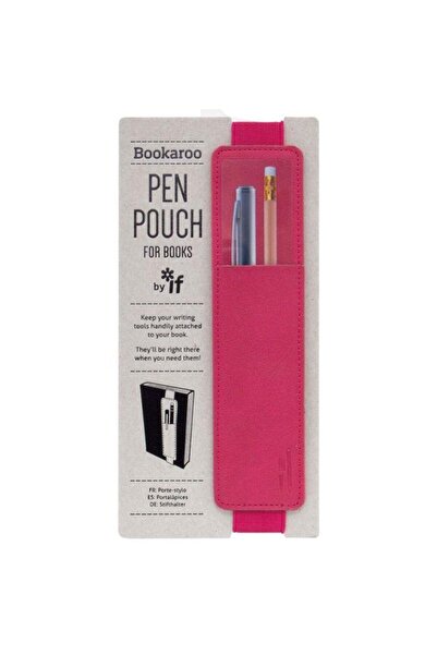 İF Bookaroo Pen Pouch Defter Üstü Kalemlik Pink Pembe