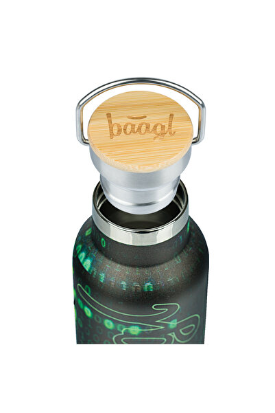 Baagl Thermo bottle with bamboo lid Numbers, 500 ml
