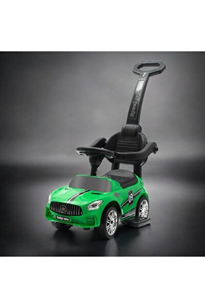 Babymix Push car, Baby Mix, Racer, With side protections, With melodies and horn, Green