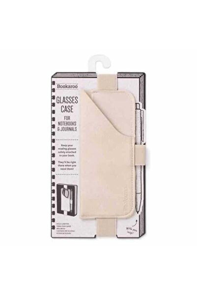 İF Bookaroo Glasses Case Elastic Eyeglass Case - Cream
