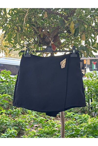 Pulli Collection Düğme Detaylı Şort Etek