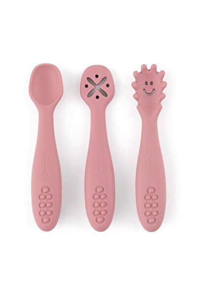 Petite&Mars Σετ 3 κουταλιών, Petite&Mars, Διάφορα σχήματα, Σιλικόνη, Χωρίς BP...