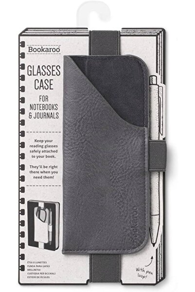İF Bookaroo Glasses Case Elastic Eyeglass Case - Charcoal