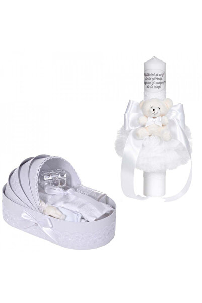 BebeNou Set Lumânare și Leagăn de Botez Unisex de la Denikos