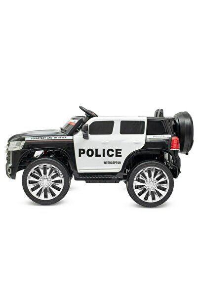 Babymix Electric car, Baby Mix, Police, 4x4, Up to 30 kg, 3 speeds, 36 months+, Black