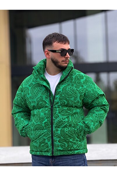 KINGAF Чоловічий пуховик з візерунком