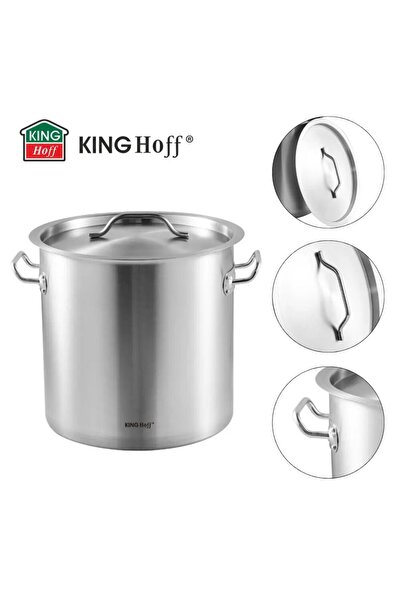 Kinghoff Stainless steel pot with lid, capacity 71 liters, 45 cm,