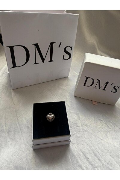 DM’s Silver Taçlı Kalp Gümüş Charm’ı