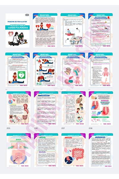 Pagina de Nursing Urgențe medico chirurgicale (Ghid ilustrat color pentru asistență medicală)