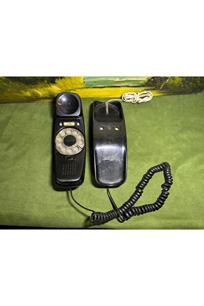 tayfuntufan antika koleksiyon 1960 lar western electric çevirmeli masa telefonu