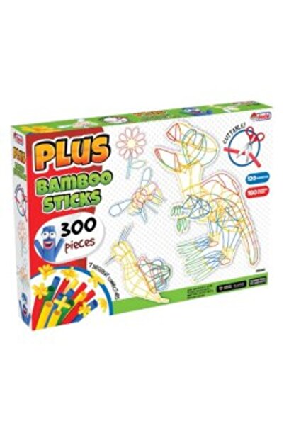 Dede Oyuncak ديدي 03680 بلس - 300 قطعة من أعواد البامبو