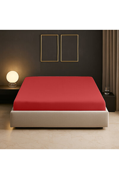 Sabia 100% Cotton 140X200Cm 30cm Height Double Fitted Sheet 62 Wire (155 Tc)