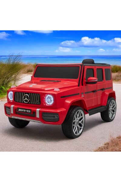 Babymix Electric car, Baby Mix, Mercedes AMG G63, 12V, Up to 25 kg, Red