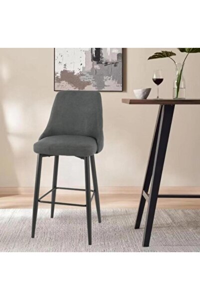 NZONE STORE Padded bar stool with a sturdy metal base in a modern design