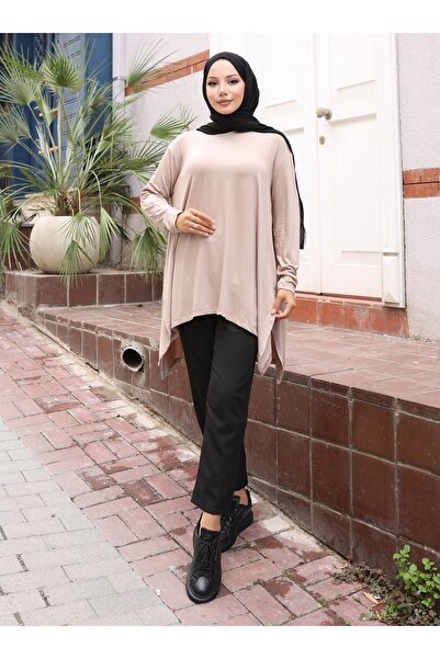 VAV Asymmetric Tunic - Stone Color -
