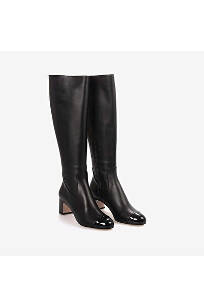 MOCASSINI Genuine Leather Black Women's Boots M102