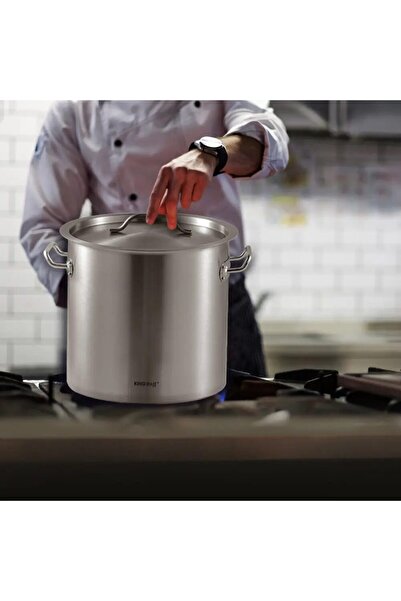 Kinghoff Stainless steel pot with lid, capacity 21 liters, 30 cm,