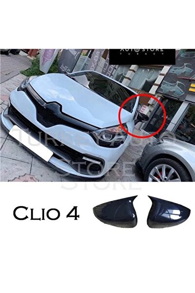 Sheyzen Renault Clio 4 Batman Yarasa Ayna Kapağı Parlak Siyah 2012-2019
