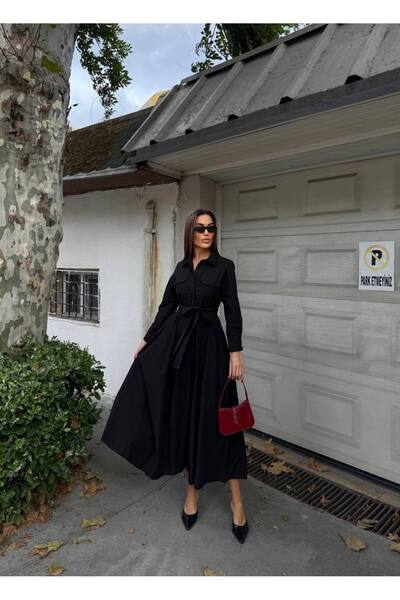 Butik Poplin Kumaş Elbise