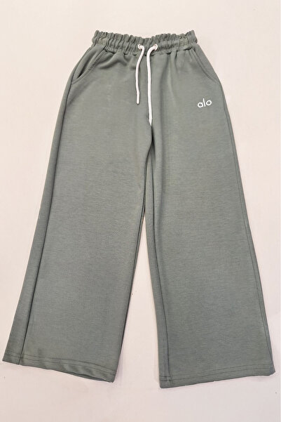 MODANINO بنطال رياضي واسع الساق من القماش ذو وجهين للفتيات من عمر 10 إلى 15 س...