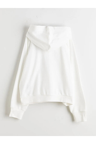 LC Waikiki Lcw Kids Ecru Hooded My Melody Printed Girls' Sweatshirt