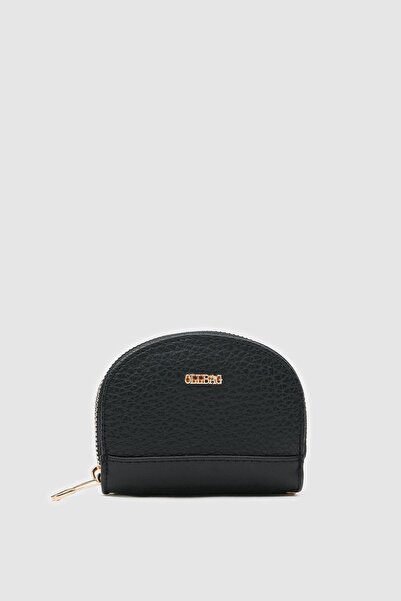 OLLBAG Jefece Black Color Natural Pattern Bag Wallet