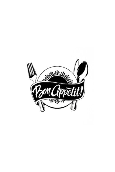 Oracal Decorative Wall Sticker 'BON APPETIT' 40 x 35 cm