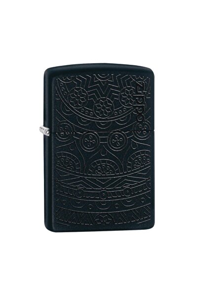 Zippo 29989 Tone-on-Tone Design Metallic Black Lighter