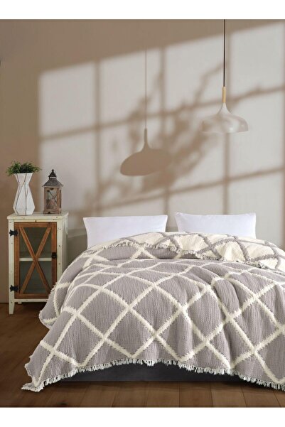 metin tekstil Scandinavian Muslin 8-Layer Double Bedspread & Blanket