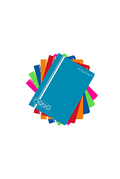 MultiColor A4 notebook, 60 sheets, Nebo cover, various colors