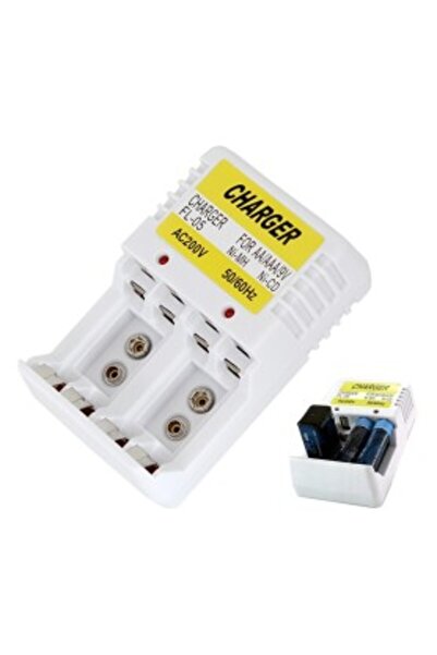 OEM Încărcător de baterii pentru Ni-MH/Ni-Cd - 6F22, AA și AAA, 4 canale, indicator LED - LC 28