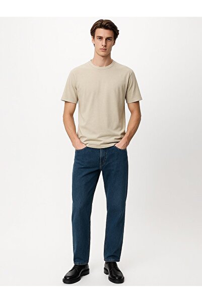 Ltb Βασικό πράσινο μπλουζάκι με κοντό μανίκι και λαιμόκοψη