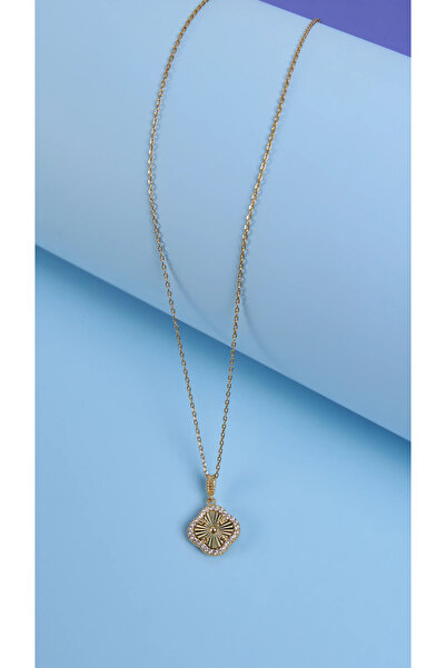 chona jewellery VAN CLEEF TAŞLI TEK YONCA KOLYE