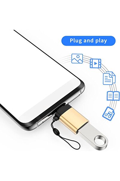 harry Iphone 15 16 Seri Macbook Apple Çeviri Adaptörü Type C to Usb 3.0 Klavye Mouse Flaşhbellk Aparatı