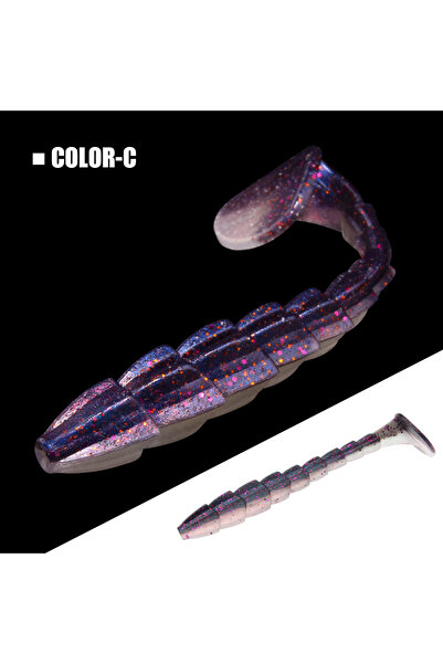 Choice 11.5 سم 5 قطع في العبوة لون C سبينبولر بريكر طعم صيد ناعم طعم مجداف ذي...