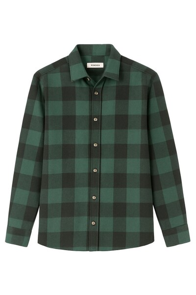 CGA Ανδρικό πουκάμισο Ξυλοκόπος ΠΡΑΣΙΝΟ ΜΑΥΡΟ Ανδρικό πουκάμισο Ξυλοκόπος ΠΡΑΣΙΝΟ ΜΑΥΡΟ Πουκάμισο