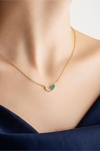 So CHIC... Lucky 18 Ayar Sarı Altın Kaplama 45 Cm Gümüş Kolye