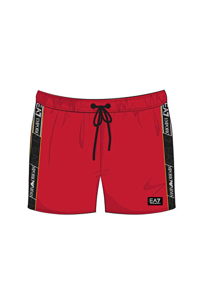 EA7 Sort De Baie M Logo Tape Bermuda