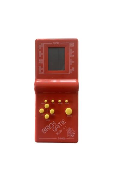 OEM Classic Tetris Handheld Game, 18 cm, 9999 Games, Battery Powered, Red