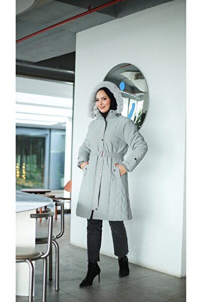 Moda İncir Nova Coat with Belt