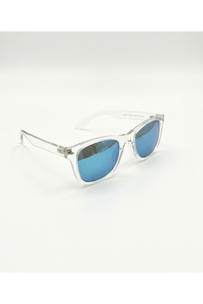 Swing 101 Felix Blue Mirrored Transparent Polarized Unisex Sunglasses